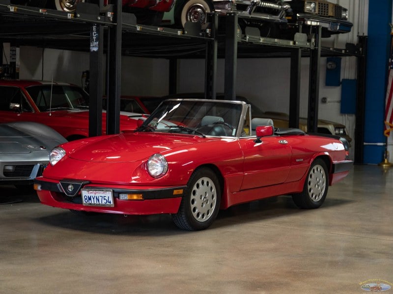1987 Alfa Romeo Quadrifoglio Spider with 25K orig miles