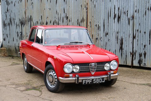 1971 Alfa Romeo Giulia Super SOLD