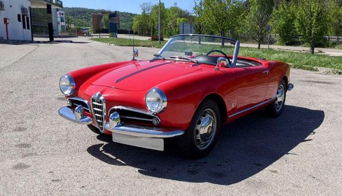 1957 Alfa Romeo Giulietta Spider 750D SWB Millemiglia