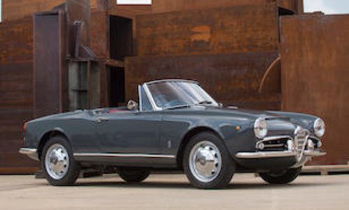 1964 ALFA ROMEO GIULIA 1600 SPIDER For Sale by Auction