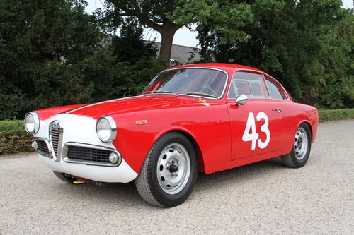 1964 Alfa Giulia Sprint 1600 FIA racecar In vendita