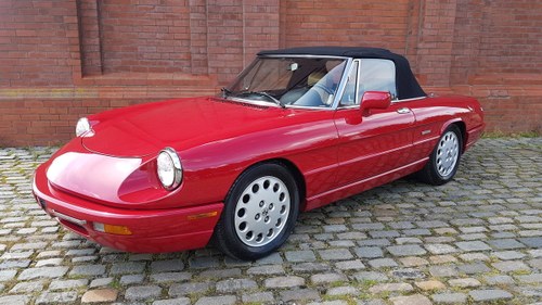 1991 ALFA ROMEO SPIDER 2.0 S4 VELOCE LHD CONVERTIBLE CABRIOLET *  SOLD
