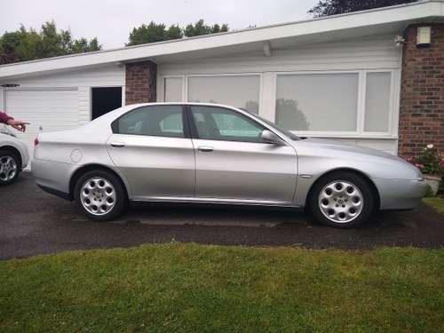 2000 Alfa 166 2.5 V6 for sale by auction Friday 12th July In vendita all'asta