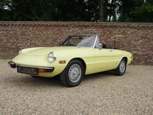 1974 Alfa Romeo Spider 2000 owned by one family, documented from  For Sale