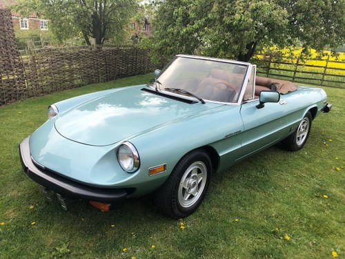 1982 Alfa Spider Veloce, California car, One owner. For Sale