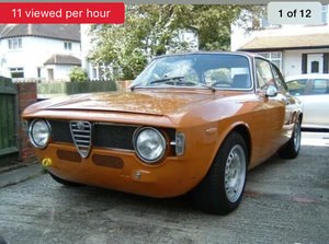 1968 Alfaromeo GT Junior Step nose Scalino In vendita