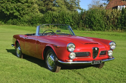 1964 Alfa Romeo 2600 Spider by Touring RHD For Sale