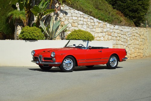1960 - ALFA ROMEO 2000 SPIDER TOURING  For Sale by Auction