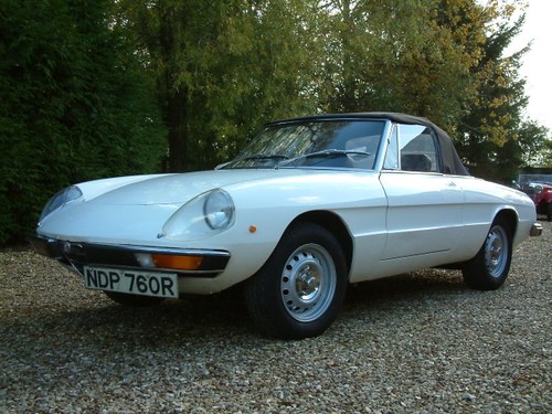 1976 Alfa Romeo Spider Veloce 2000 -  Lovely Cabriolet For Sale by Auction