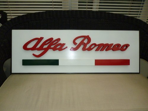 Alfa Romeo 3D Sign For Sale