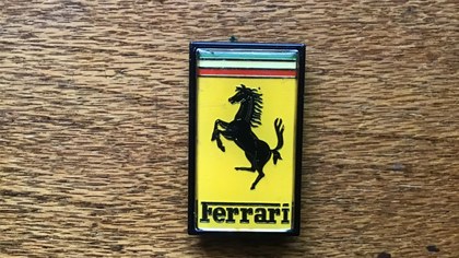 Ferrari badge  and other parts