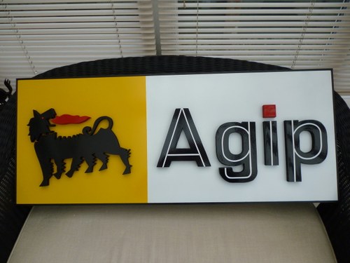AGIP Hand Made 3D Sign For Sale