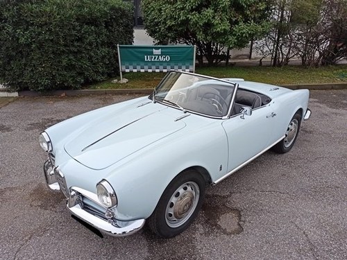 1959 ALFA ROMEO GIULIETTA SPIDER VELOCE 750F OMOL.ASI SOLD
