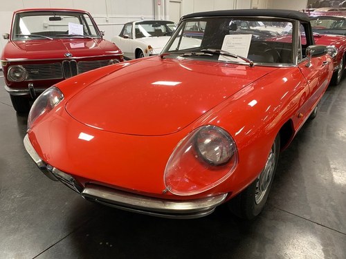 1967 Alfa Romeo Duetto Convertible Spider Red driver $57.5k For Sale