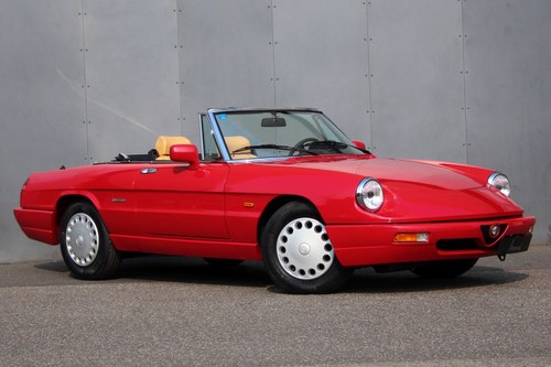1990 Alfa Romeo Spider 1.6 with only 3206 Kilometer since new LHD For Sale
