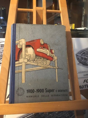 1957 Alfa 1900 Repair manual In vendita