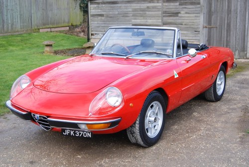 1975 Alfa Romeo Spider S2 Kammtail, VGC, History, Low owners SOLD