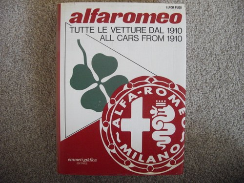Alfa Romeo,all cars from 1910 ,Luigi Fusi SOLD