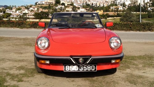 1985 Alfa Romeo Spider Veloce 2.0i For Sale