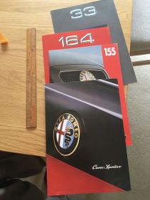 Alfa Romeo 155,33,164 folder brochure 