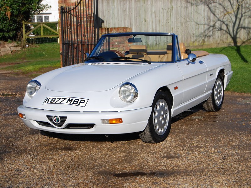 Alfa Romeo Spider S4, Low mileage, hardtop, history, VGC