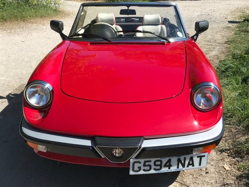 1989 Alfa Romeo Spider S3 RHD SOLD