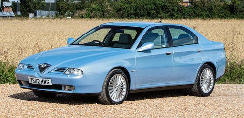 2002 Alfa Romeo 166 V6 Lusso 3.0 Sportronic For Sale by Auction