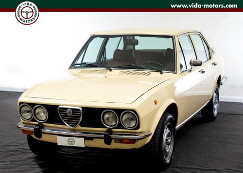 1977 Alfetta 1.6 *52.000 KM * ASI GOLD PLATE * 2 OWNERS SOLD