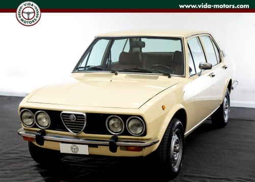 1977 Alfetta 1.6 *52.000 KM * ASI GOLD PLATE * 2 OWNERS VERKAUFT