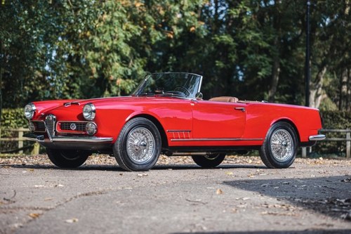 1960 ALFA ROMEO 2000 SPIDER BY TOURING For Sale