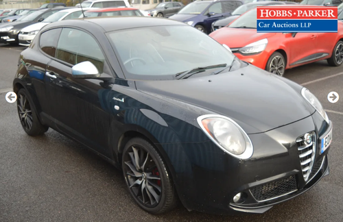 2014 Alfa Romeo Mito Sportiva Twinair 46,822 Miles - auction 17th For Sale by Auction
