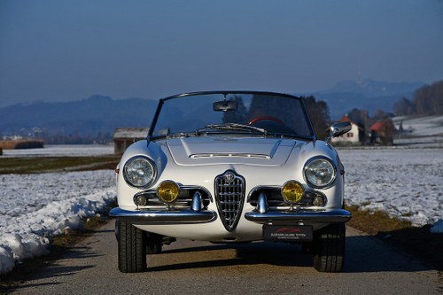 restored 1963 Alfa Romeo Giulia 1600 Spider In vendita
