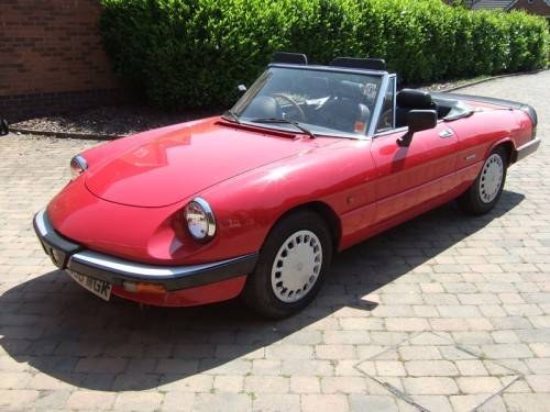 1989 Alfa RomeoSIII Spider VERKAUFT