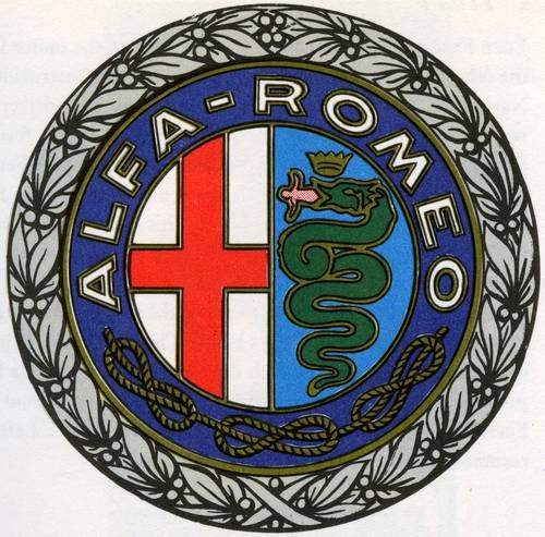 Repro 1930's Alfa Romeo garage wall sign For Sale