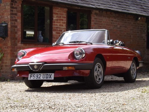 1989 Alfa Romeo Spider 2.0 (S3) Zu verkaufen durch Auktion