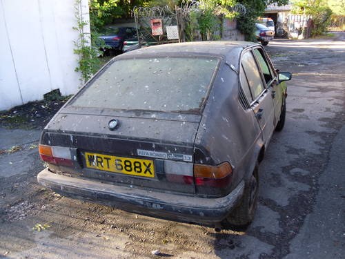 1982 Breaking Alfasud 1300 Ti 1981/82 For Spares For Sale