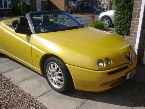 2000 Alfa Spider Rare  Yellow Twin Spark,REDUCED try px VENDUTO