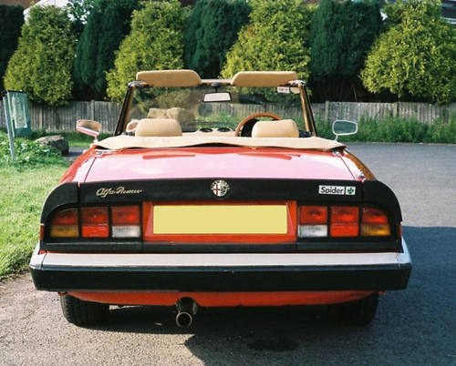 1985 Alfa Romeo Spider: 18 May 2017 For Sale by Auction