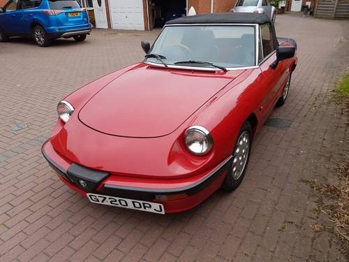 **JUNE AUCTION** 1989 Alfa Romeo Spider For Sale by Auction