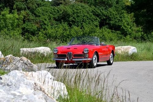1960 - Alfa Romeo 2000 Touring Spider For Sale by Auction