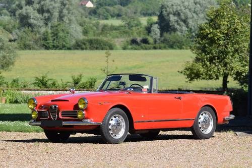 1964 Alfa Romeo 2600 Spider Touring For Sale by Auction
