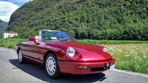 1991 Alfa romeo spider 2.0 ,Great car and colors ! SOLD