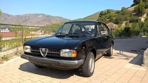 1979 Alfa Romeo Alfasud 1,3 Super with 32,000 original kms For Sale
