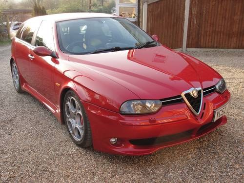 ALFA ROMEO 156 GTA STATION WAGON 2002 METALLIC RED SOLD