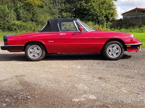 Alfa Spider, 1986, Rosso Red For Sale