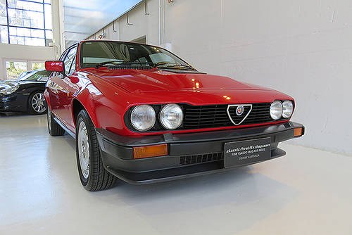 1982 super rare Australian del. split dash Alfa GTV6, 1 of 37 SOLD