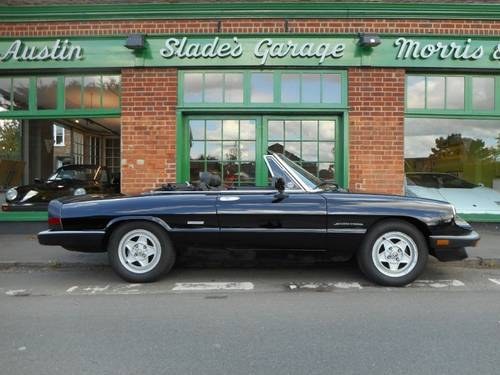 1988 Alfa Romeo Spider Manual VERKAUFT