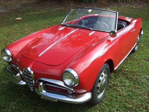 1959 Alfa Romeo Giulietta SPIDER In vendita