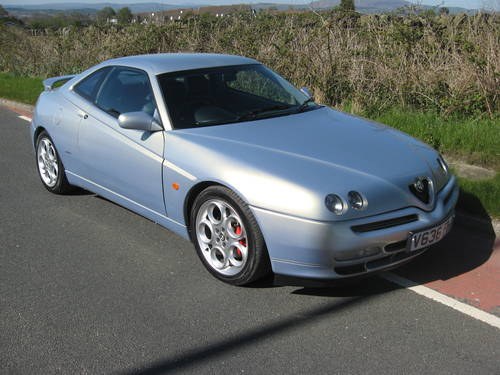 2000 Alfa Romeo GTV 3.0 6sp V6 24v Lusso in novola blue For Sale