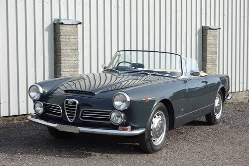 1964 Alfa Romeo 2600 Spider RHD For Sale